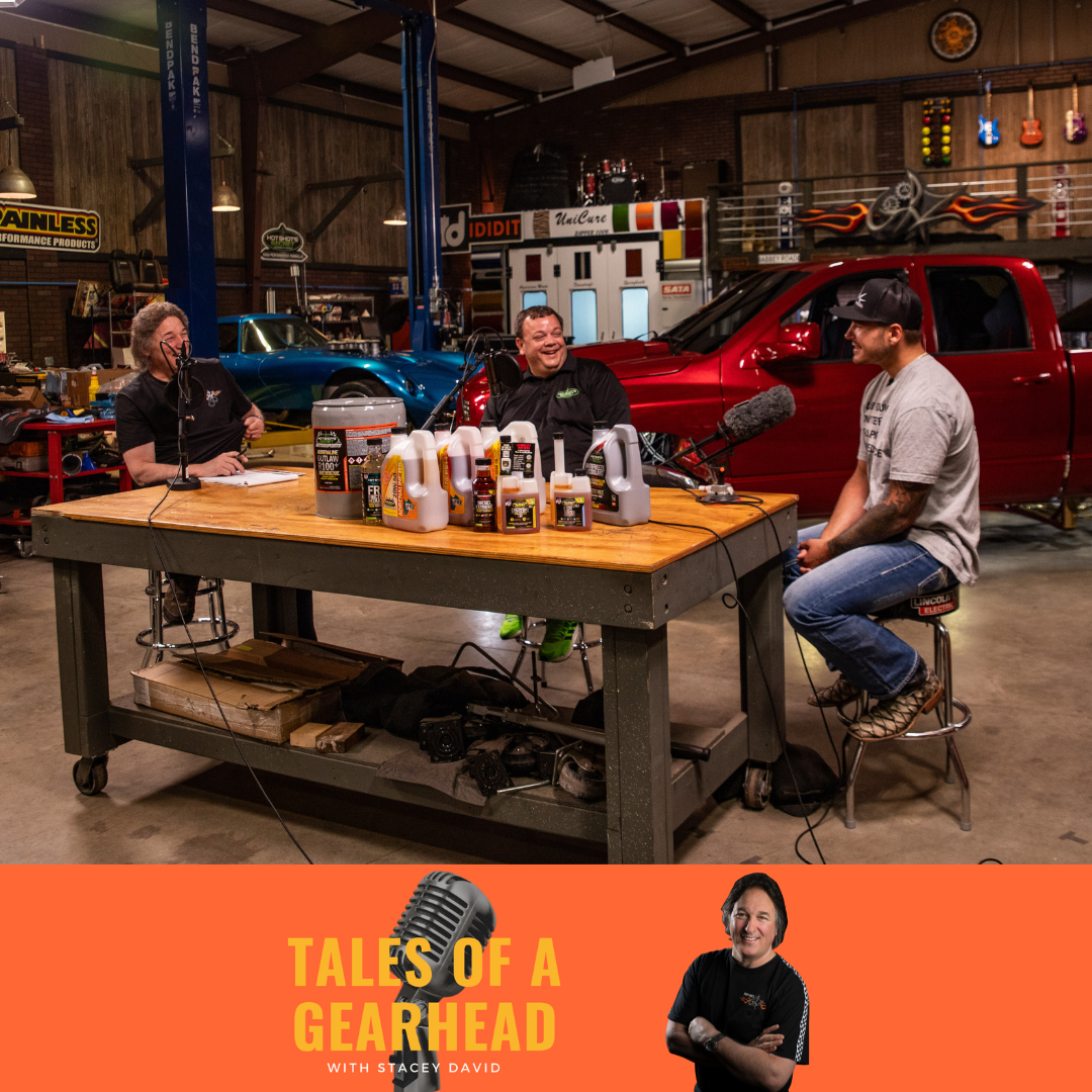 Garrett Niss with Kyle Fischer of Hot Shot's Secret + Kai Smith of Mid-Tenn Media Blasting