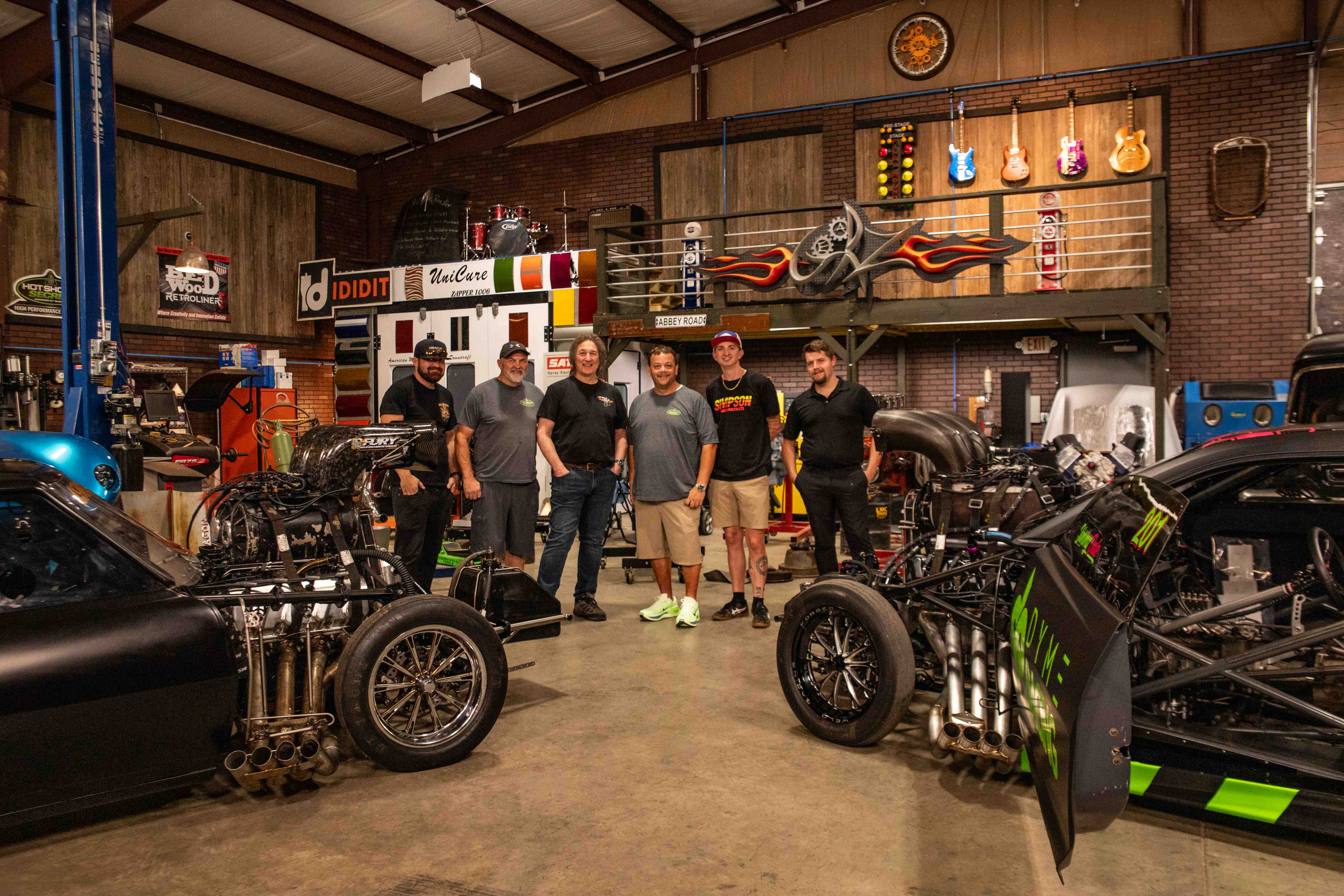 Hot Shot's Drag Racing Group Photo