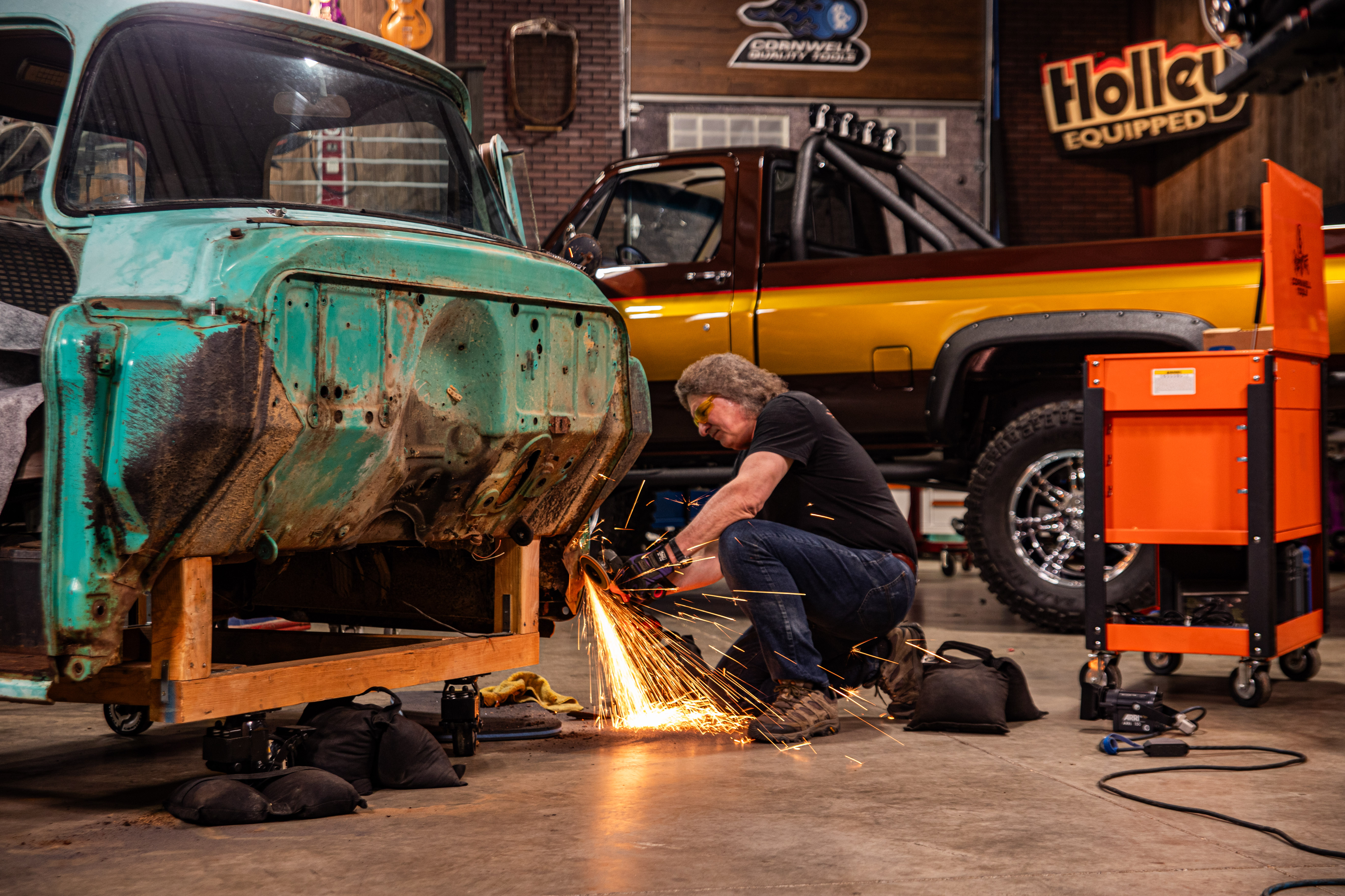 Disassembling the cab