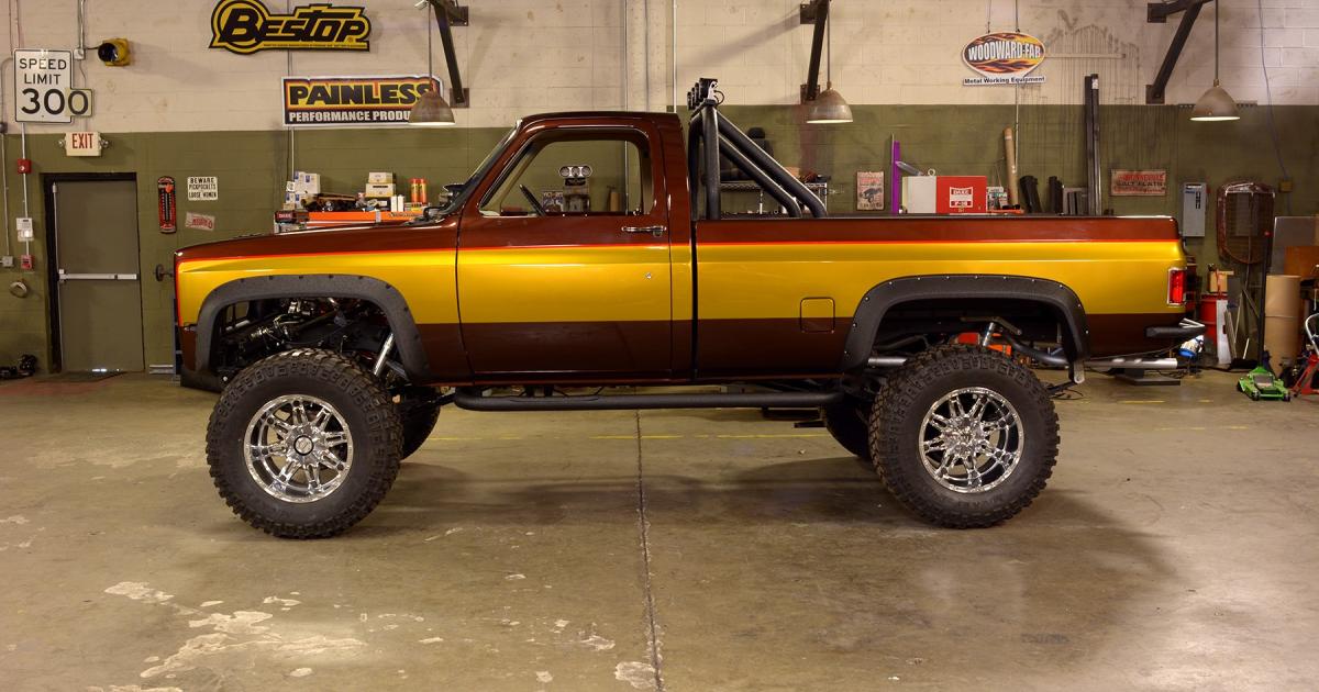 This 1984 Chevy K10 Square Body 'Fall Guy' Replica Just Sold For