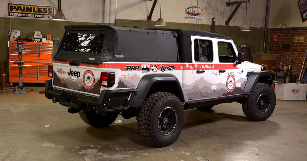 Stacey David S The Gladiator Search Rescue Jeep - Jeep Gladiator Hardtop Hoist Diy