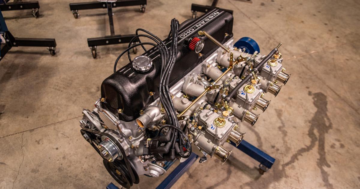 Stacey David's Datsun 240Z Engine and Drivetrain + Big Debra