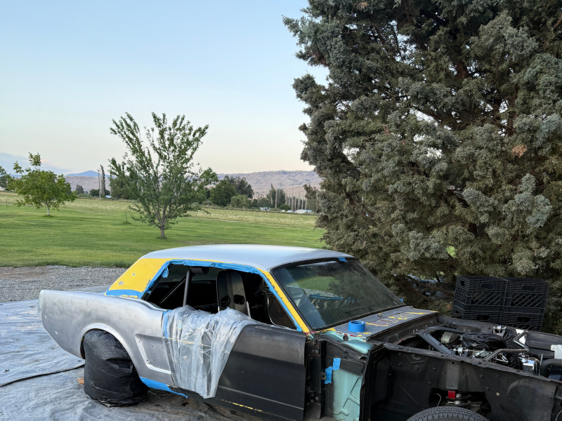 Mustang before paint