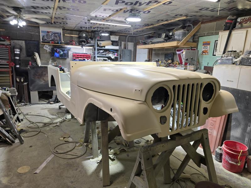 Jeep body in primer