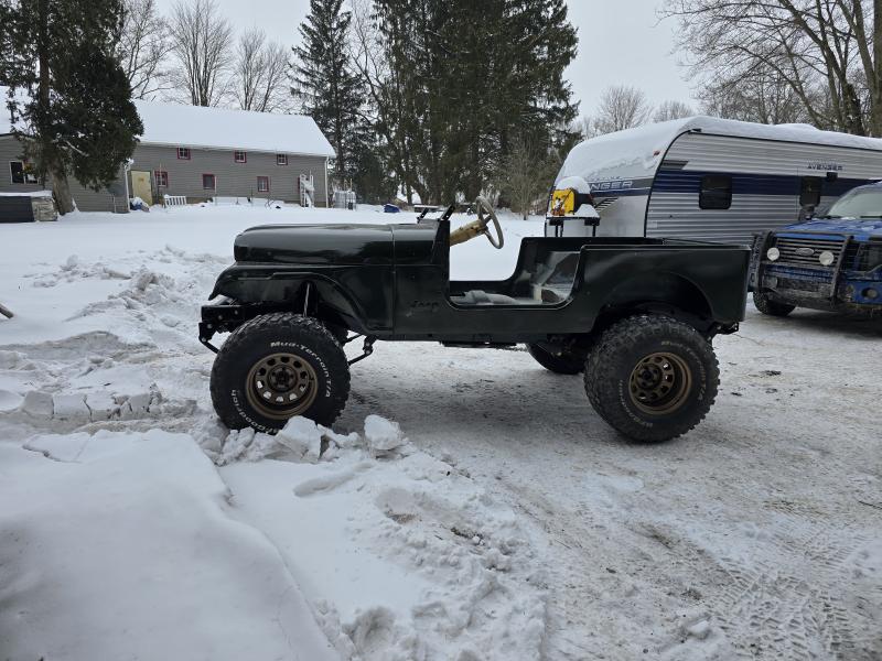 Jeep body after paint