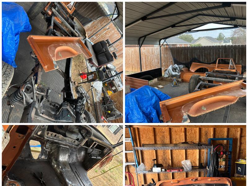 F100 in pieces