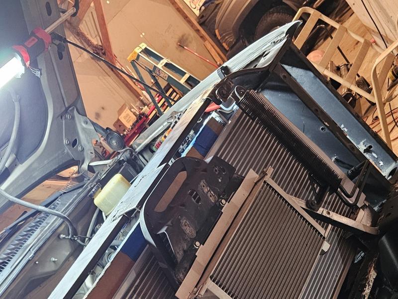 Radiator core support work